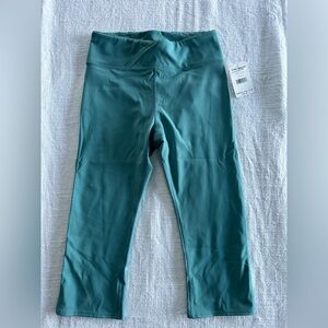 Free People Teal Active Capri Leggings